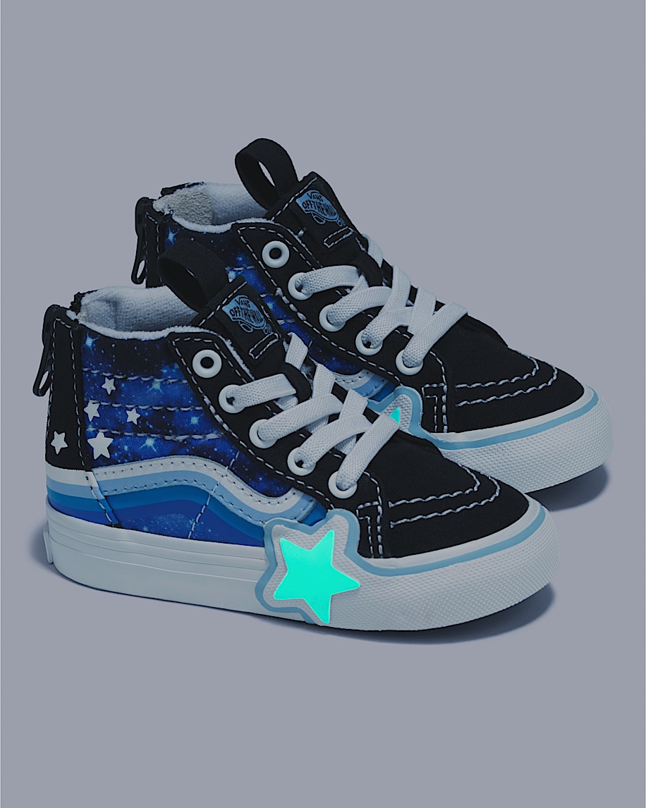 Toddler Sk8-Hi Zip Star Shoe - 2