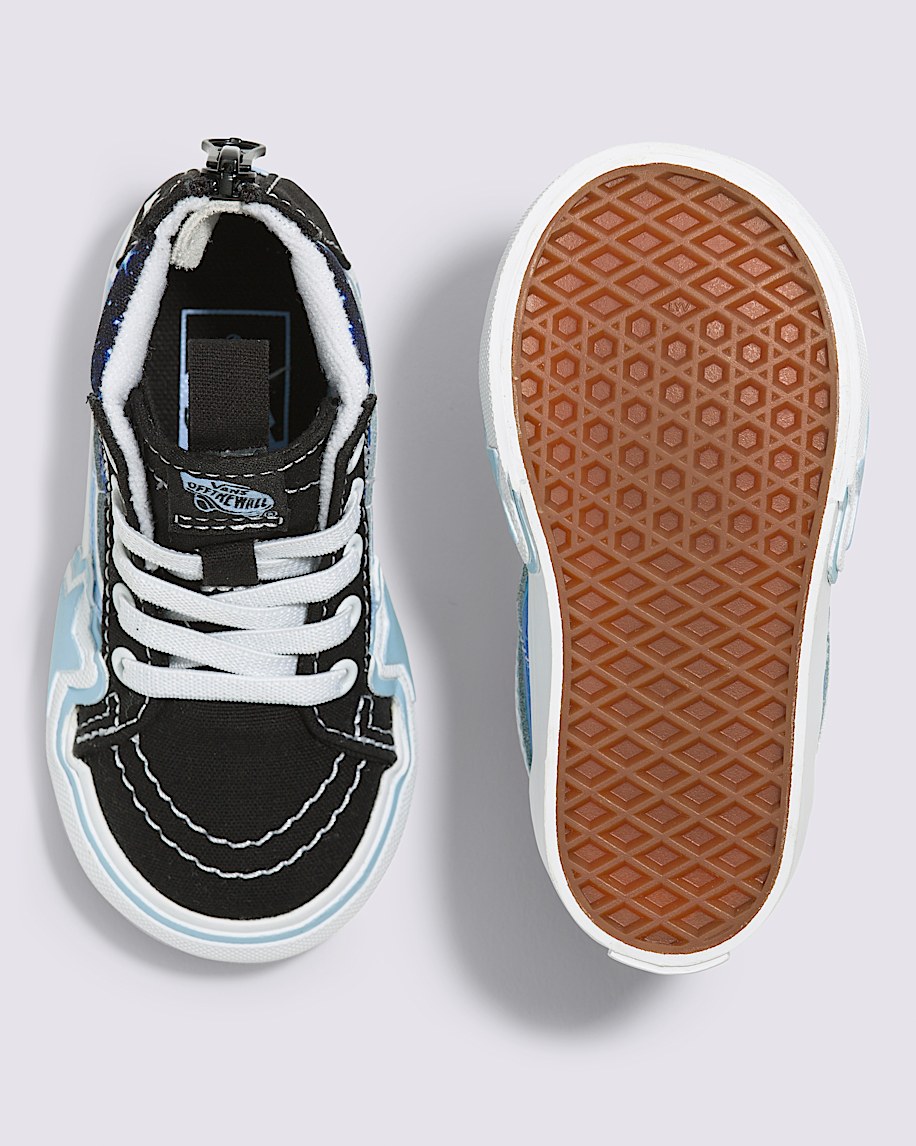 Toddler Sk8-Hi Zip Star Shoe - 3