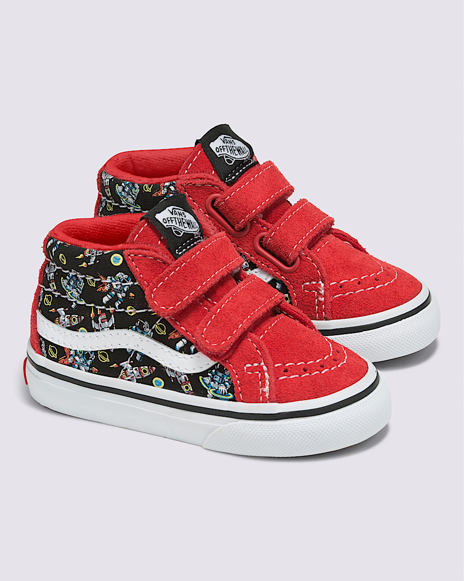 Toddler Sk8-Mid Reissue V Shoe in Red / Black | Vans