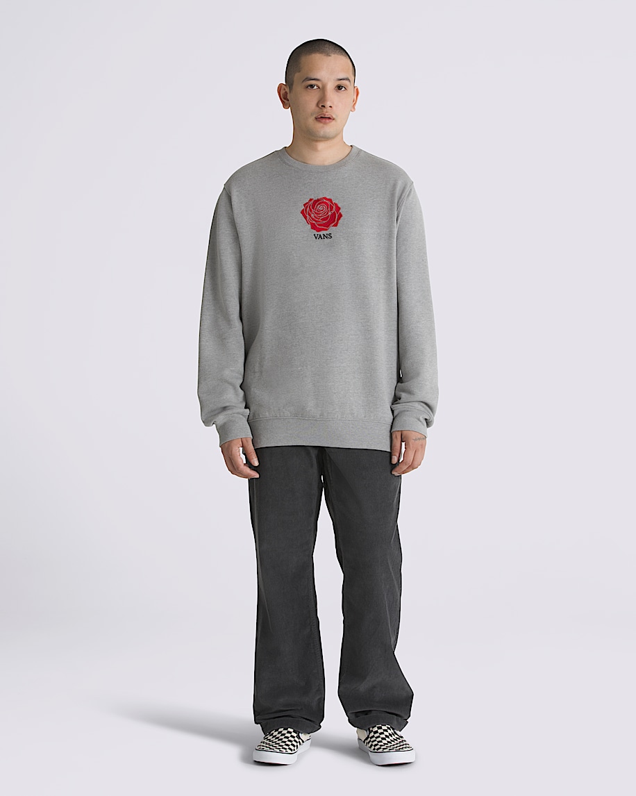 Rose Script Crew Sweatshirt - 3