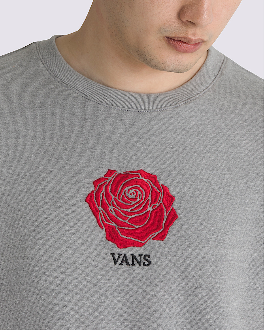 Rose Script Crew Sweatshirt - 4