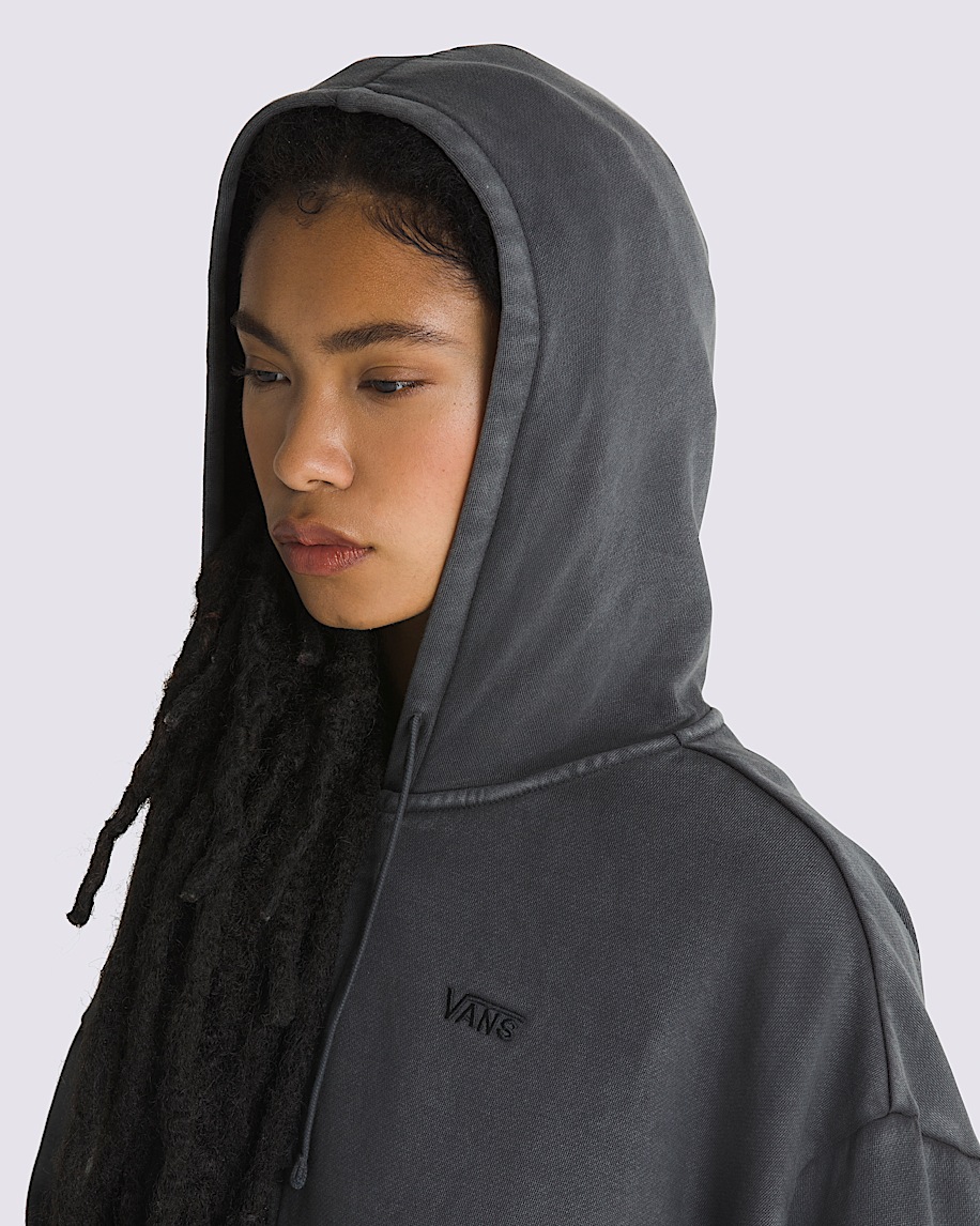 Everyday Oversized Full Zip Hoodie in Washed Black | Vans Everyday Oversized Full Zip Hoodie in Washed Black | Vans