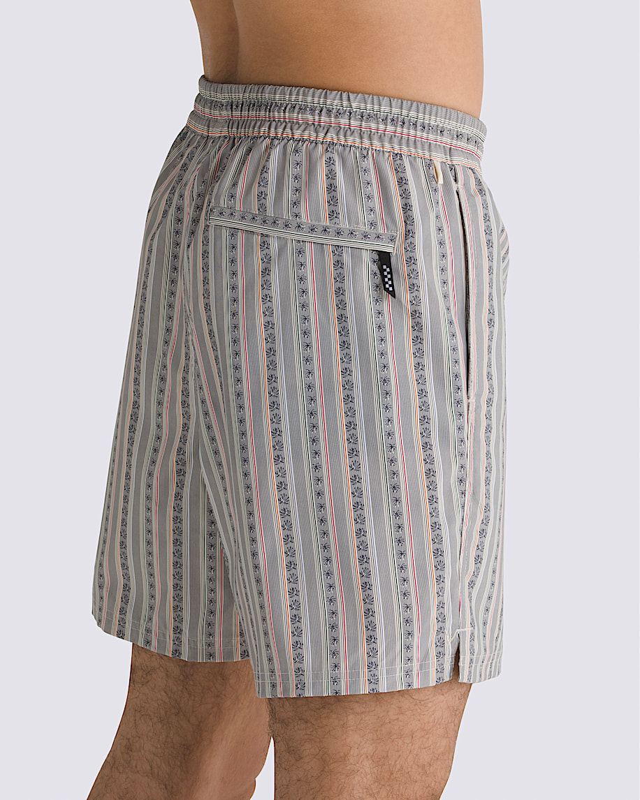 Primary Stripe Elastic 17'' Boardshorts in Grey | Vans