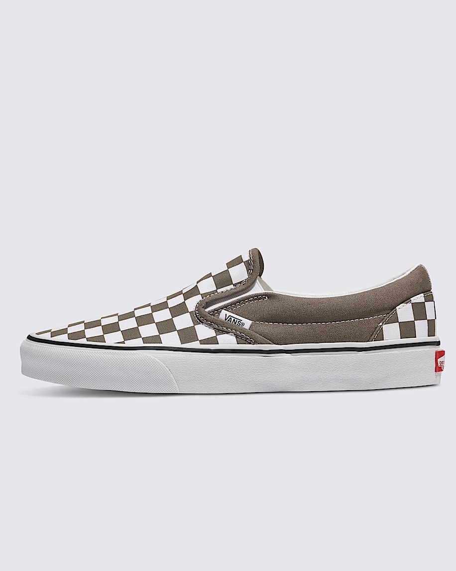 Classic Slip-On Checkerboard Shoe in Bungee Cord Brown