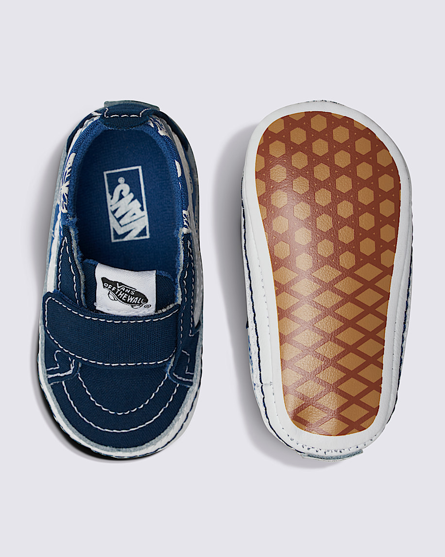 Infant Sk8-Hi Crib Denim Shoe - 3