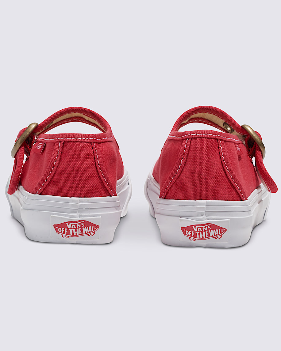 Kids Mary Jane Canvas Shoe in Tomato Red| Vans US
