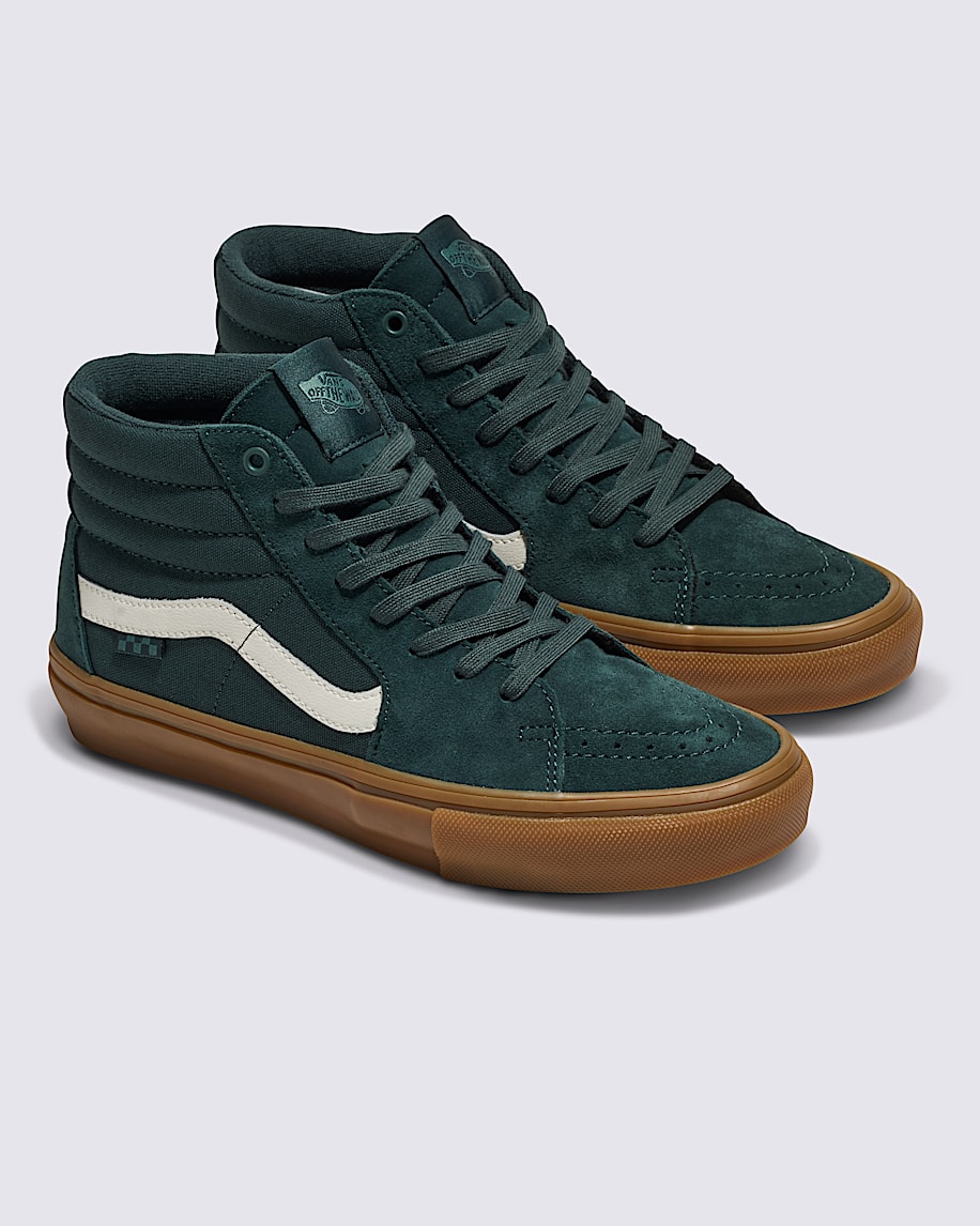 VANS★SKATE SK8-HI★兼用★SPLATTER GREEN/BLACK Skate Sk8-Hi Shoe in Dark Green / Gum | Vans