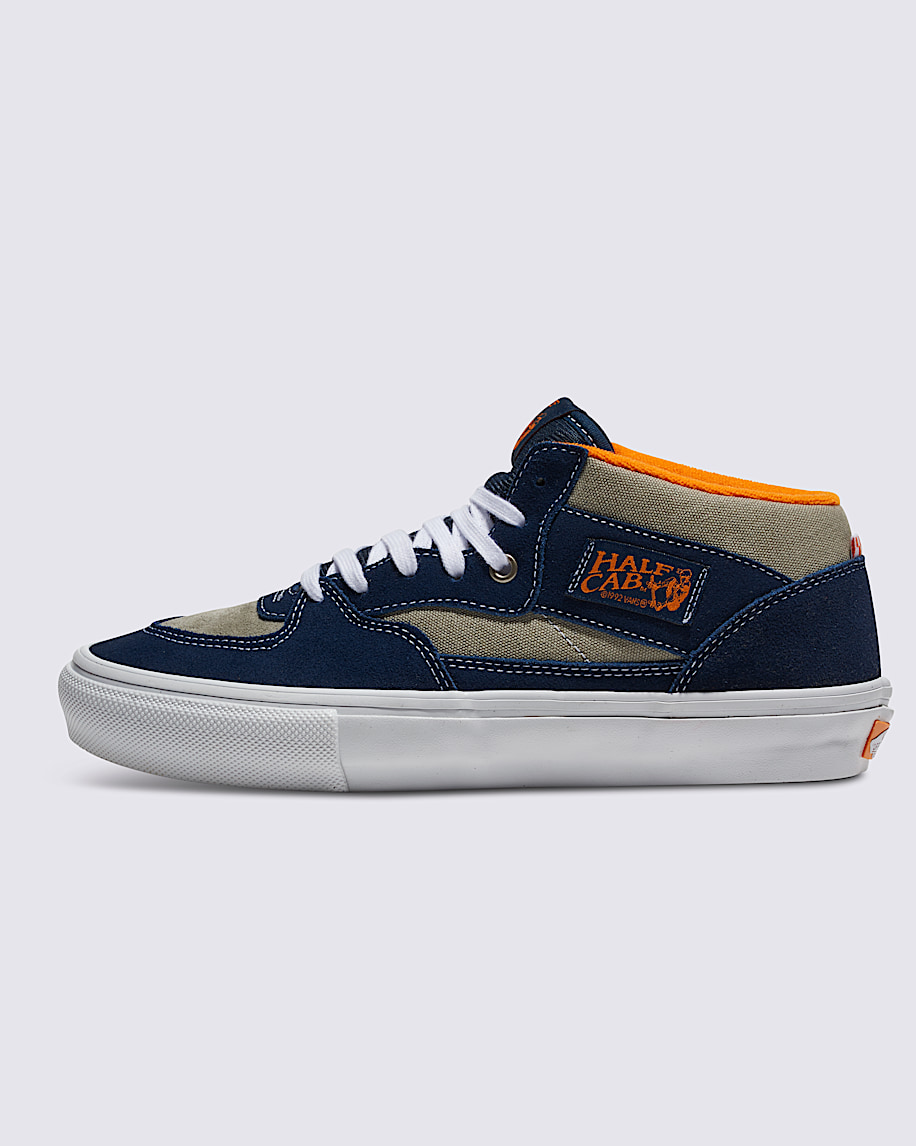【激安大特価！】 Shoe Cab Half Skate in Vans | Orange / Blue Navy / Grey Smoke 靴