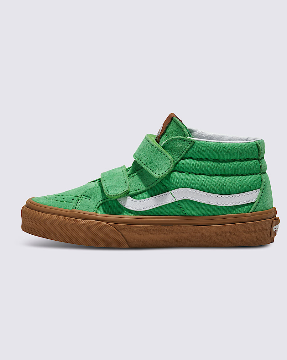 Little Kids Sk8-Mid Reissue V Shoe in Green / Gum| Vans US