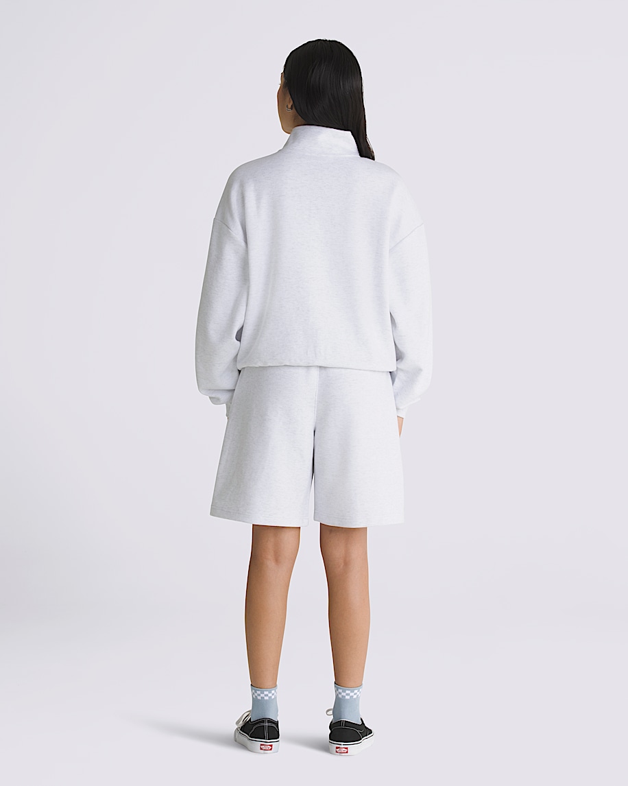 Elevated Double Knit 8'' Relaxed Shorts in White Heather | Vans