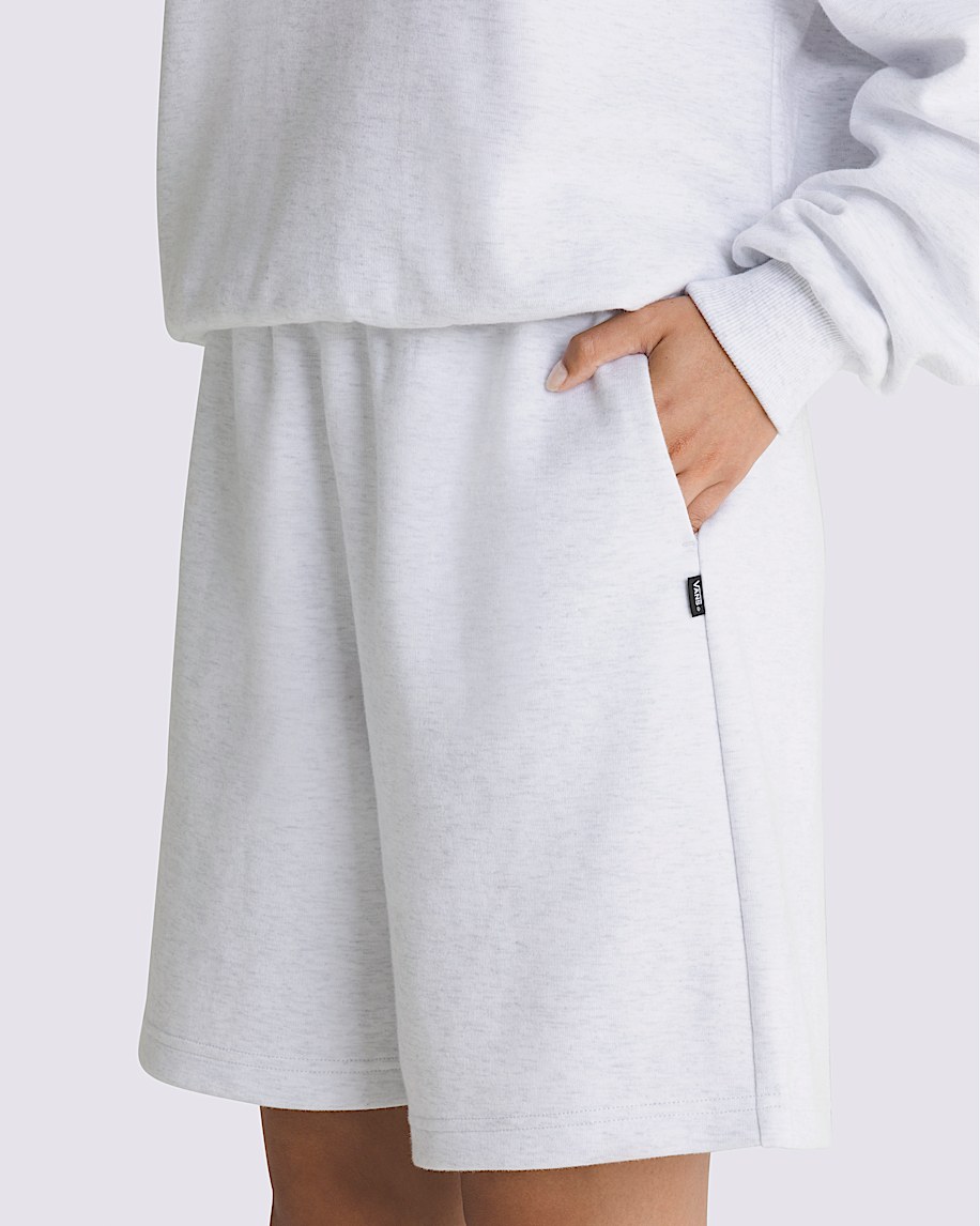 Elevated Double Knit 8'' Relaxed Shorts in White Heather | Vans