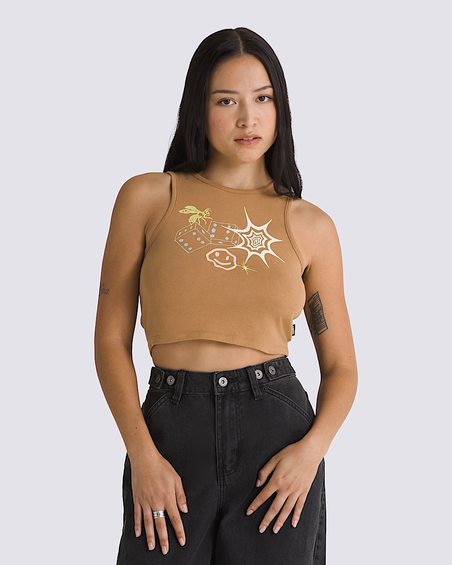 Total Mess Fitted Tank Top