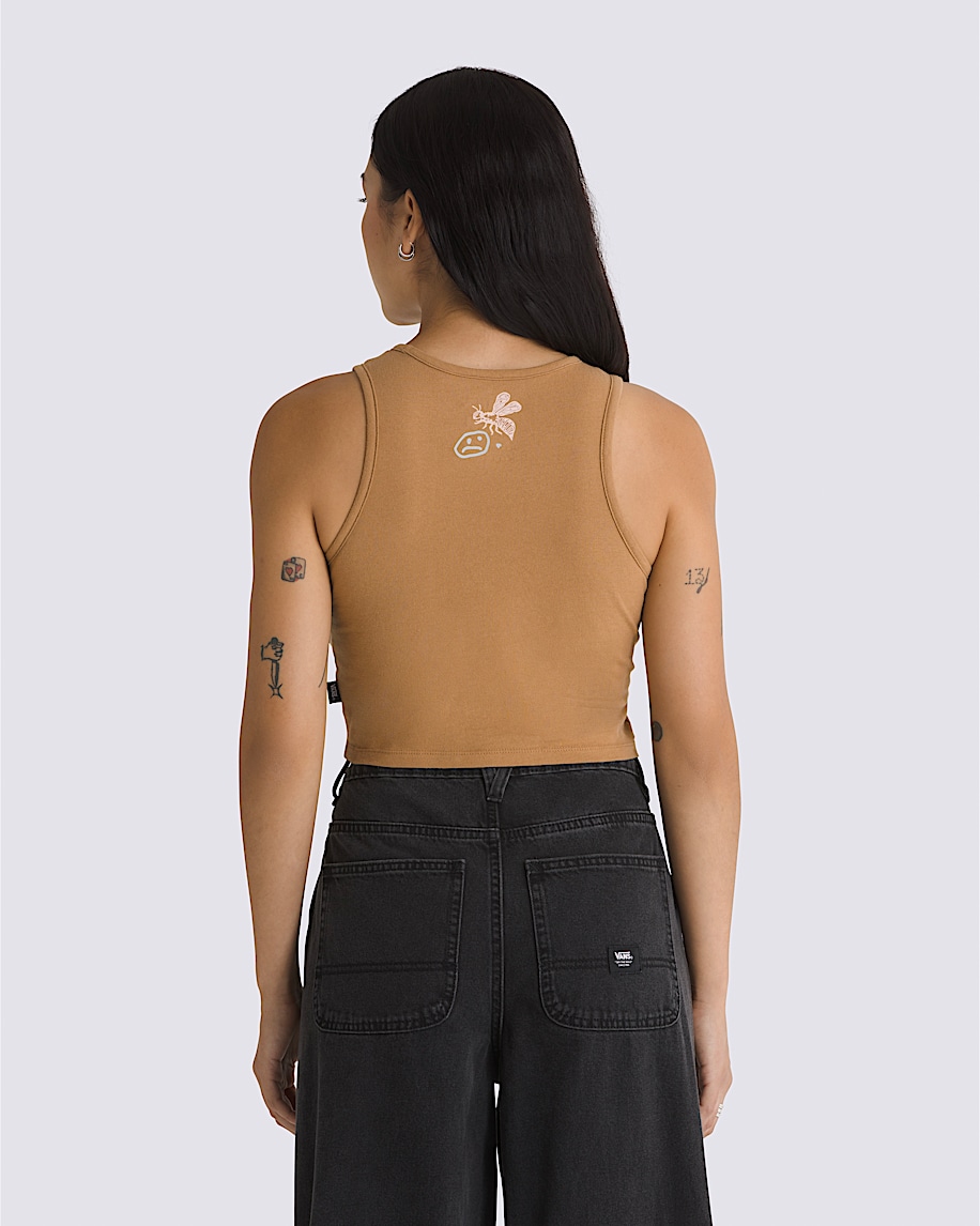 Total Mess Fitted Tank Top