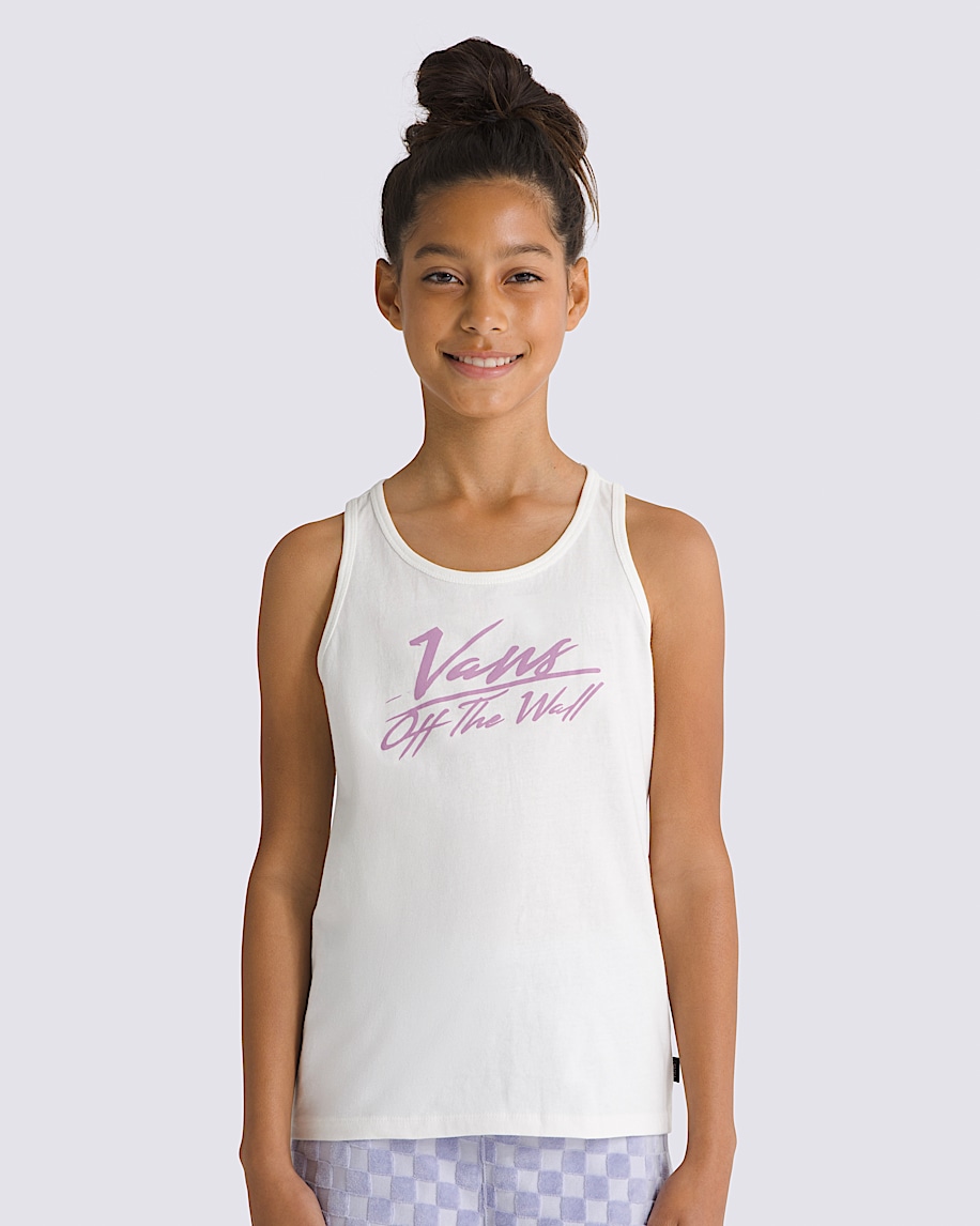 Kids Go Anywhere Tank Top in Marshmallow White | Vans