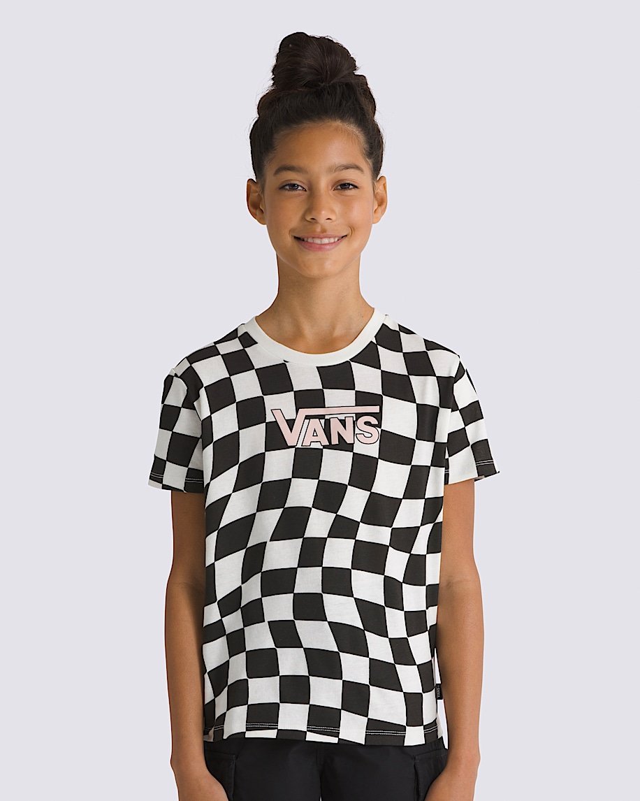 とっておきし新春福袋 Kids Warped Marshmallow / Black in T-Shirt Crew Check 66 トップス
