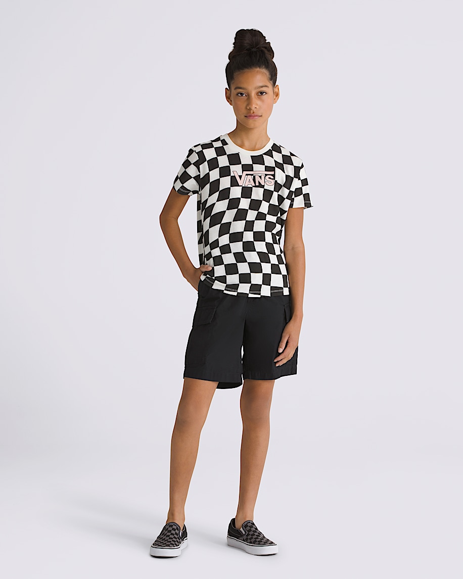 Kids Warped 66 Checkerboard Crew T-Shirt - 3