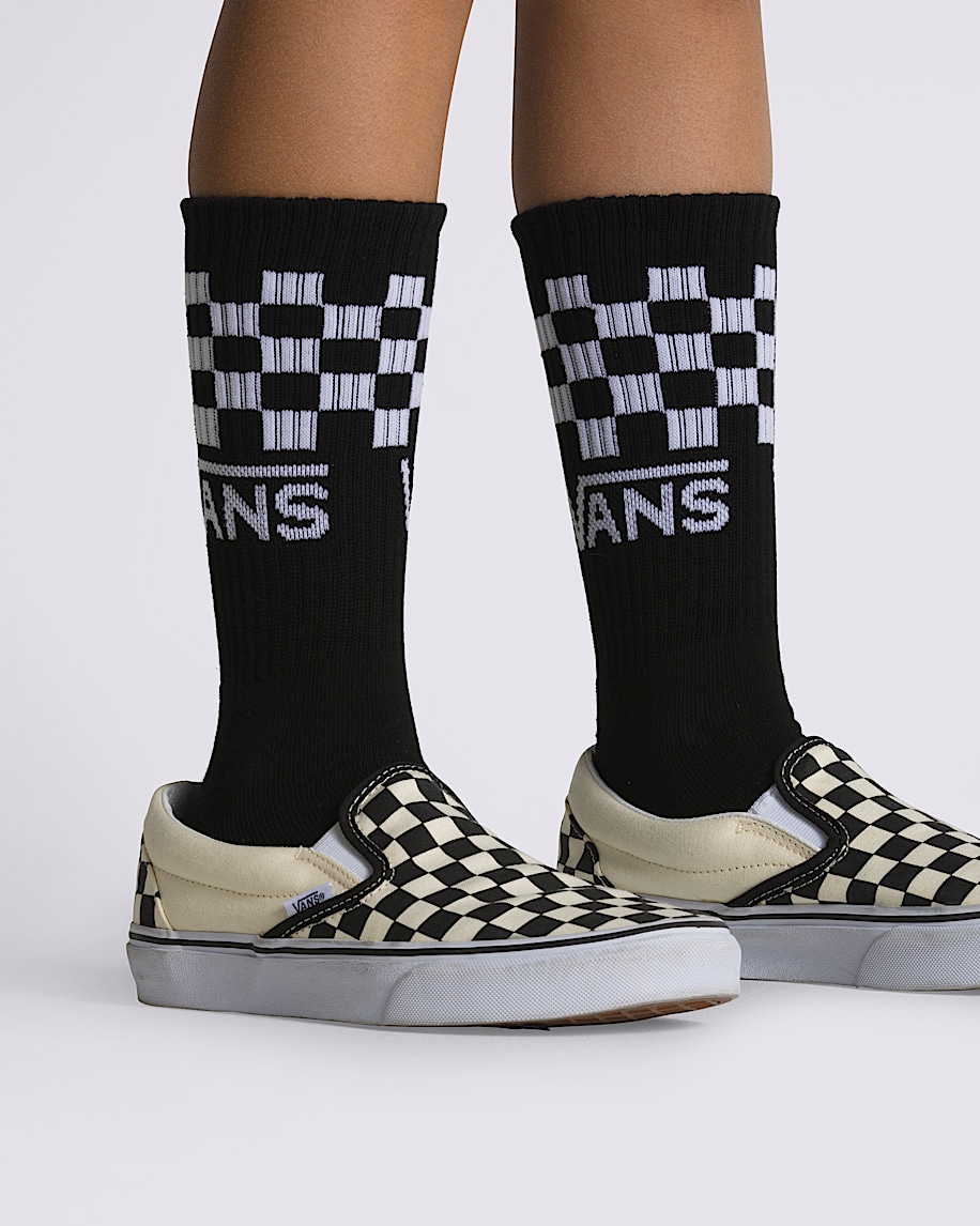 Kids Checkerboard Crew Socks 3-Pack - 2