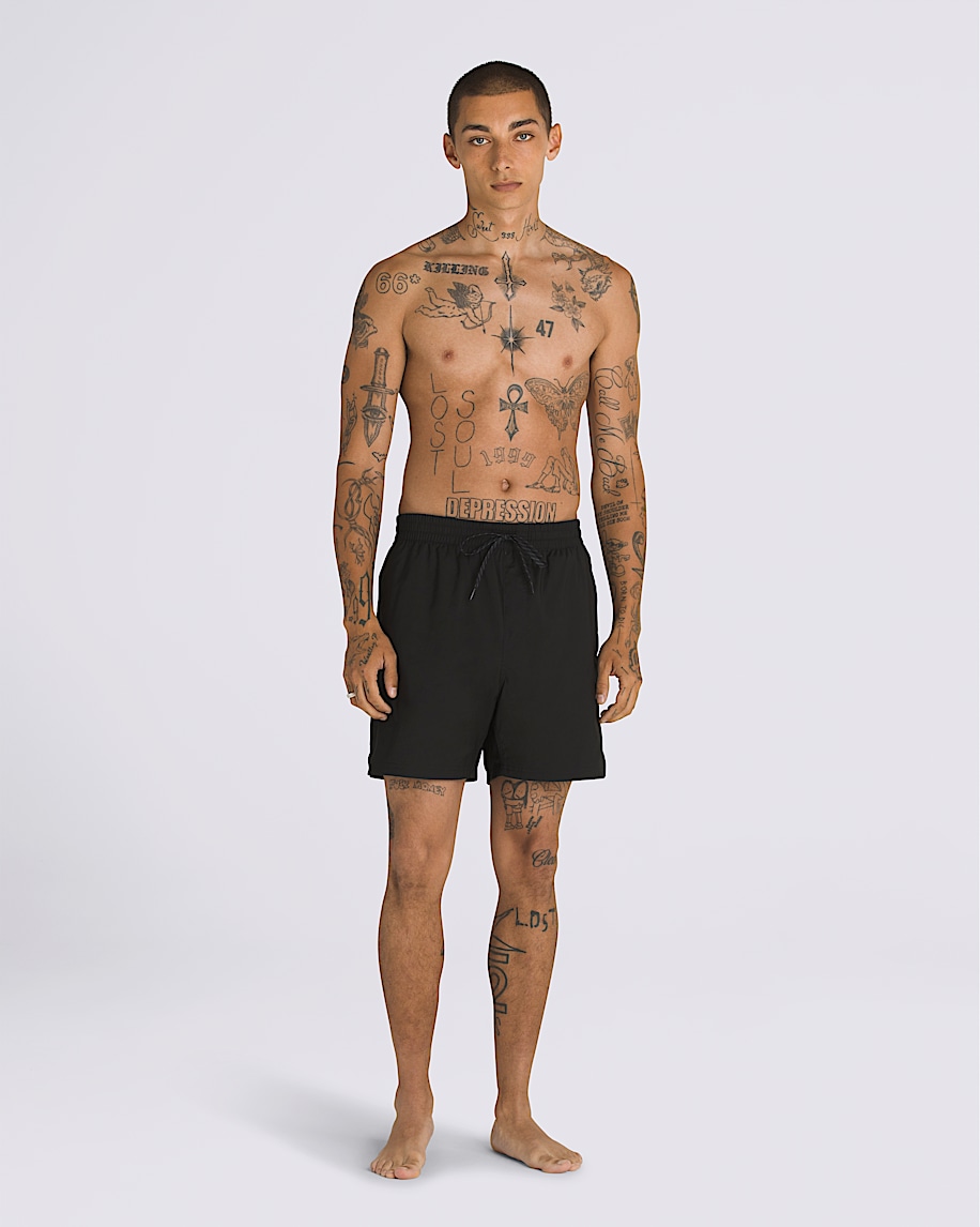 Primary Solid Elastic 17'' Boardshorts - 3