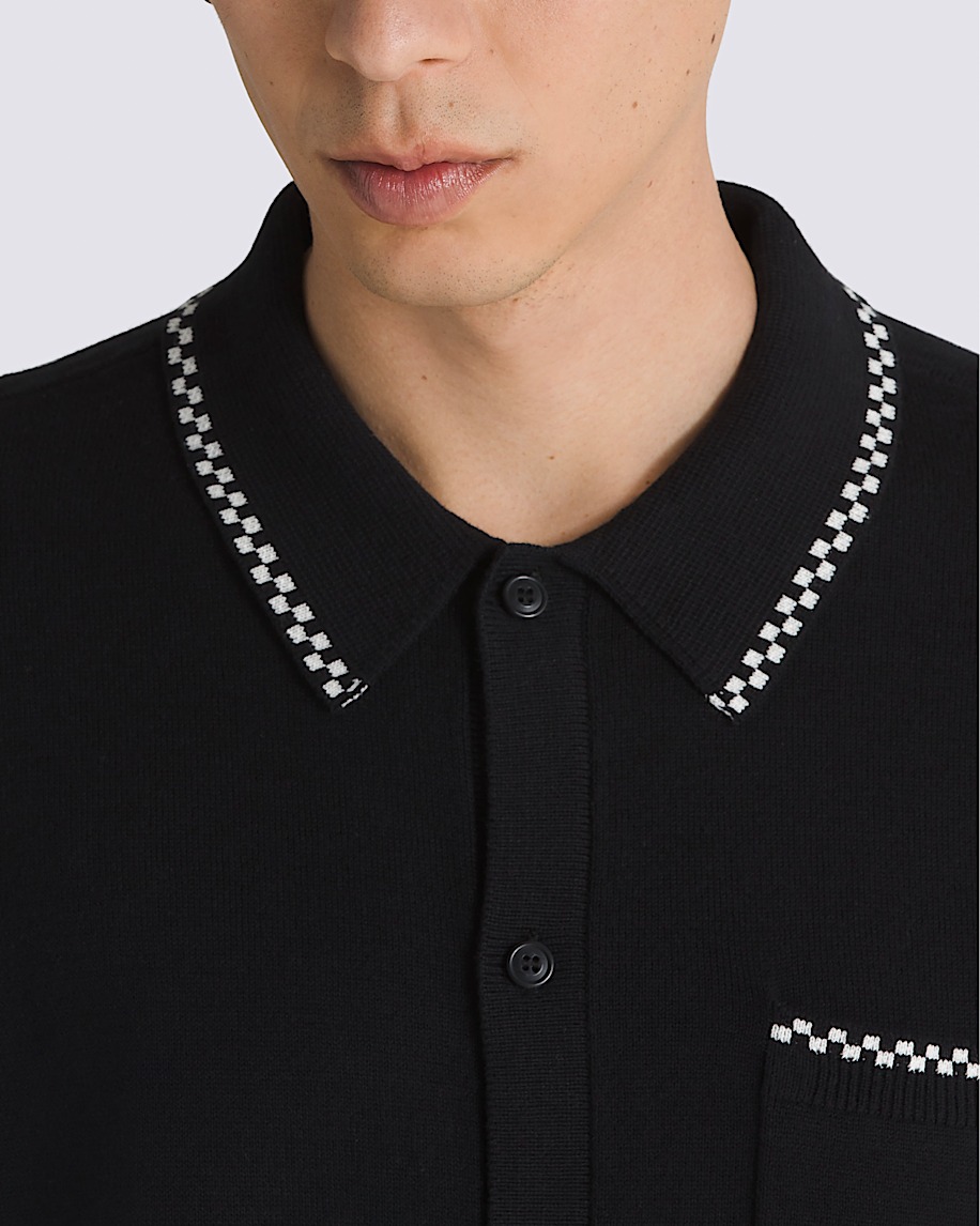 Baldwin Short Sleeve Sweater Polo Shirt - 4