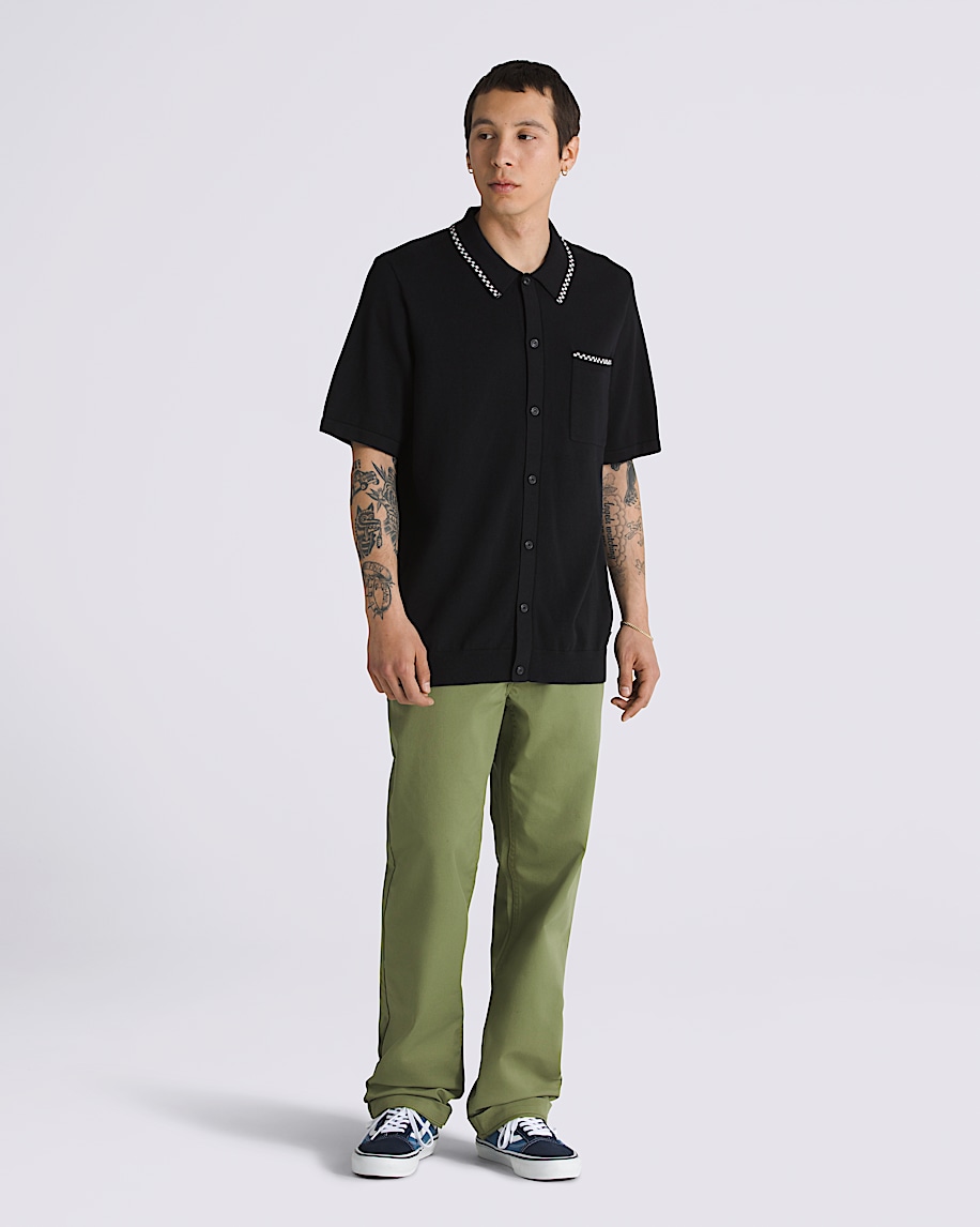 Baldwin Short Sleeve Sweater Polo Shirt - 3