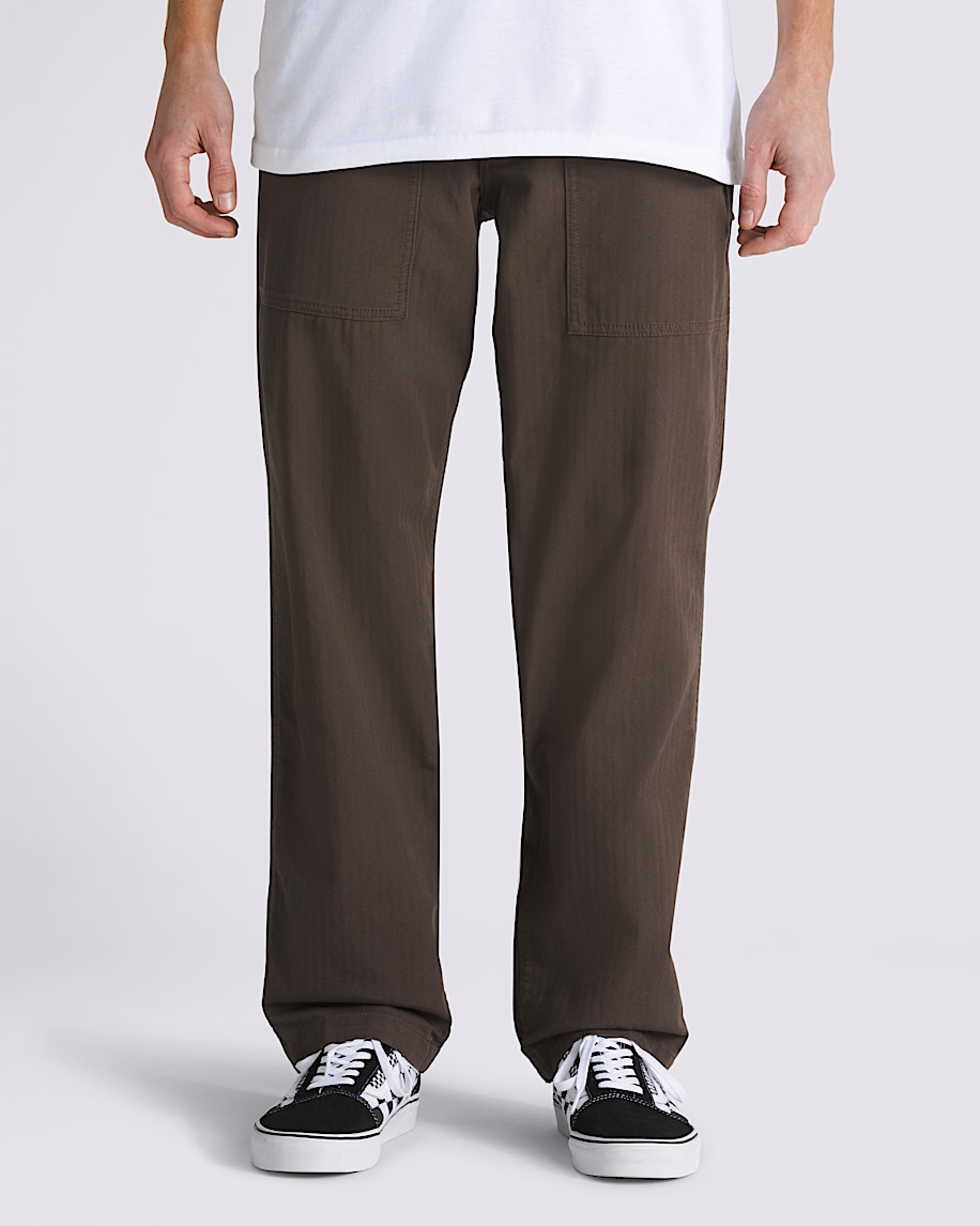 Fatigue Loose Tapered Pants in Turkish Coffee Brown | Vans