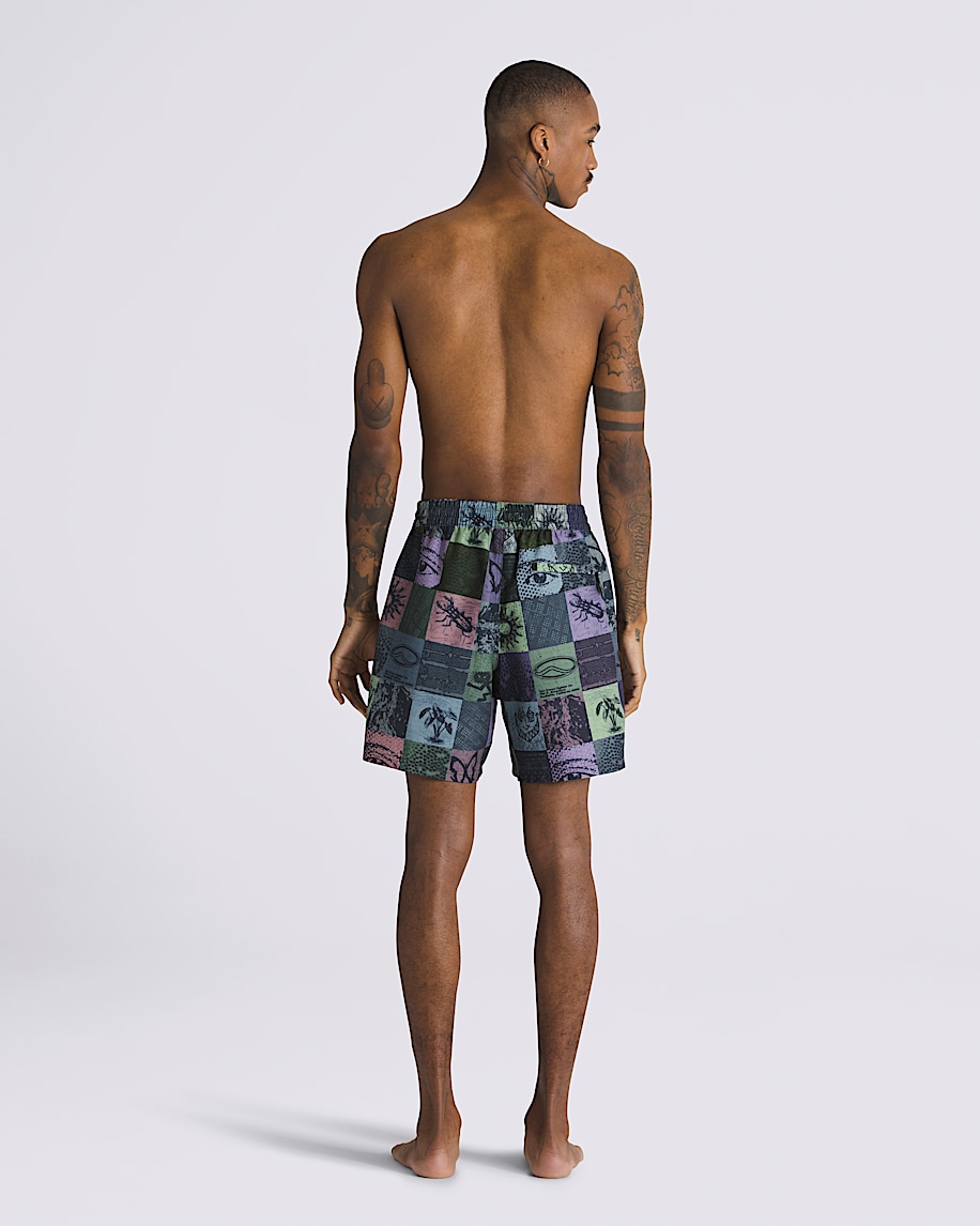 Primary Print Elastic 17'' Boardshorts - 3