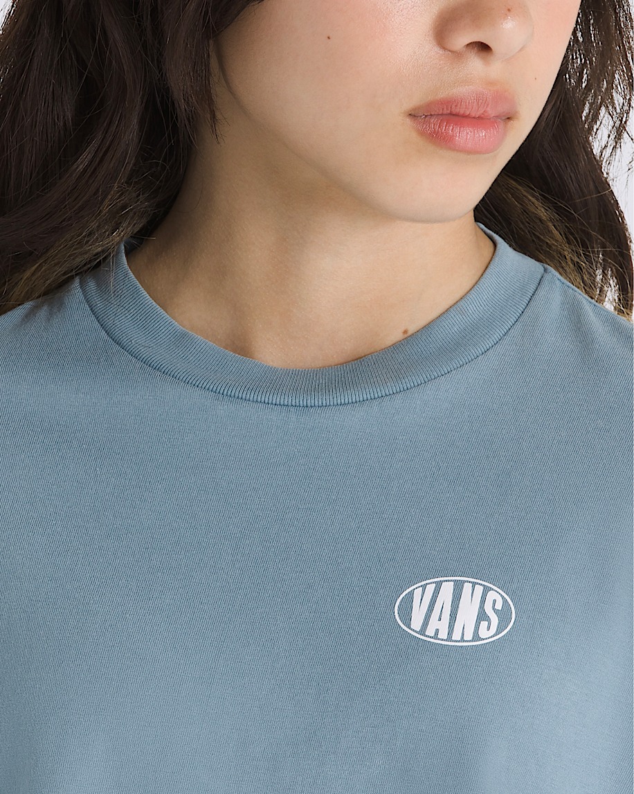 Kids Oval Wash Relaxed Cropped T-Shirt