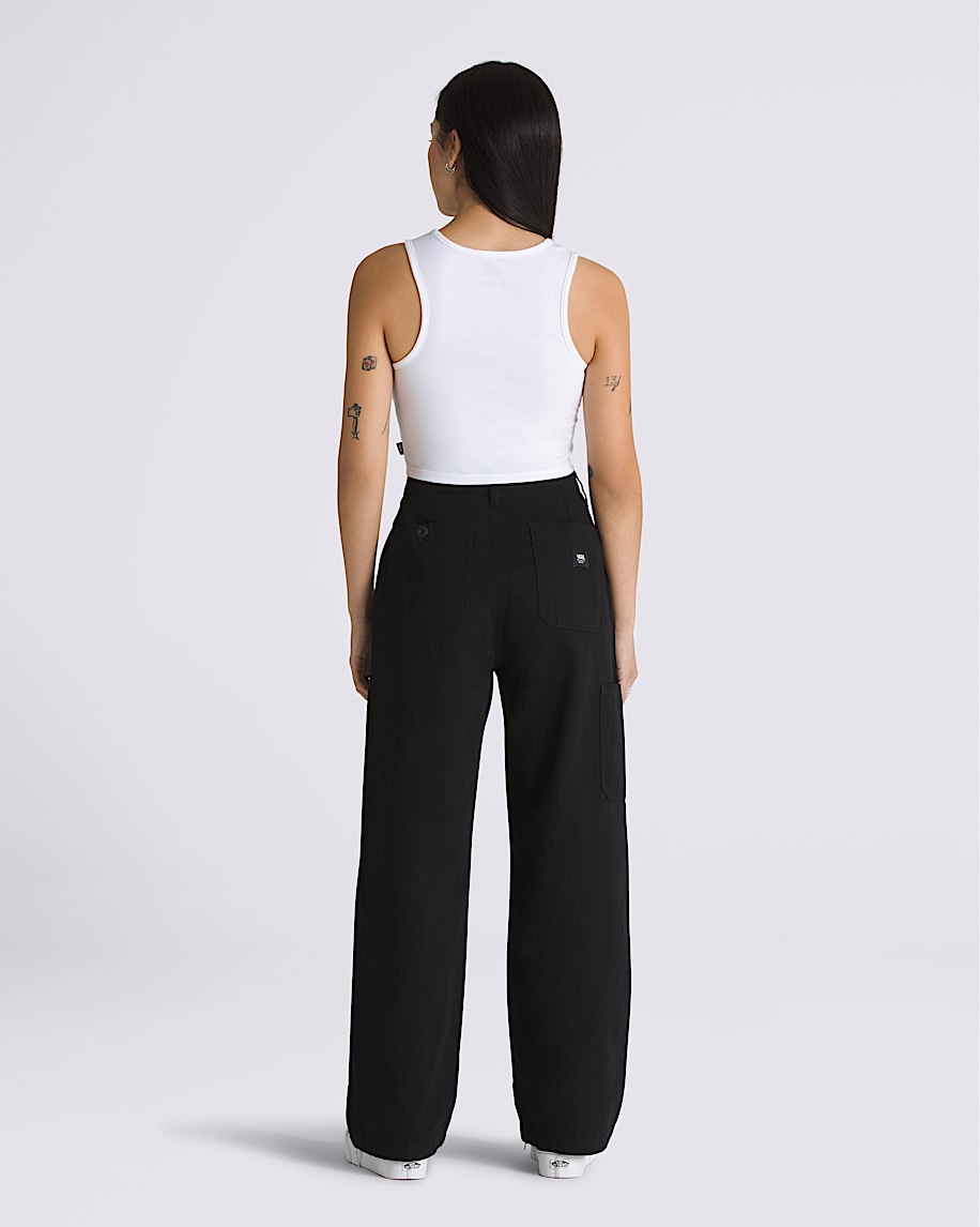 Union Relaxed Carpenter Pants in Black | Vans Union Relaxed Carpenter Pants in Black | Vans