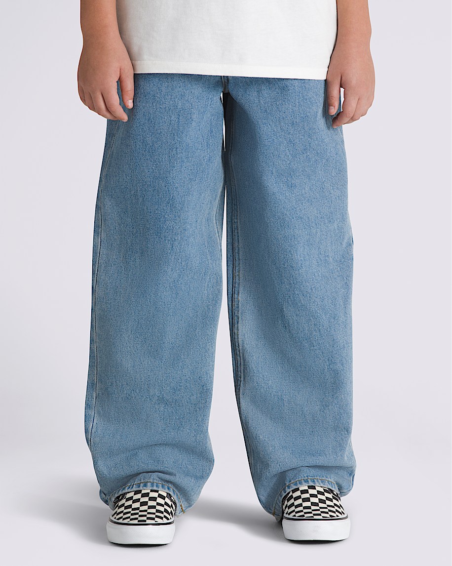 Gx1000 Baggy Pant Blue Washed Denim - The Garden