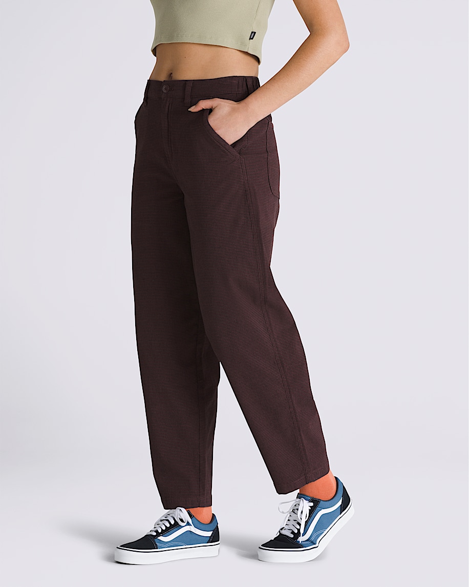Clifton Barrel Pants in Bitter Chocolate Brown | Vans