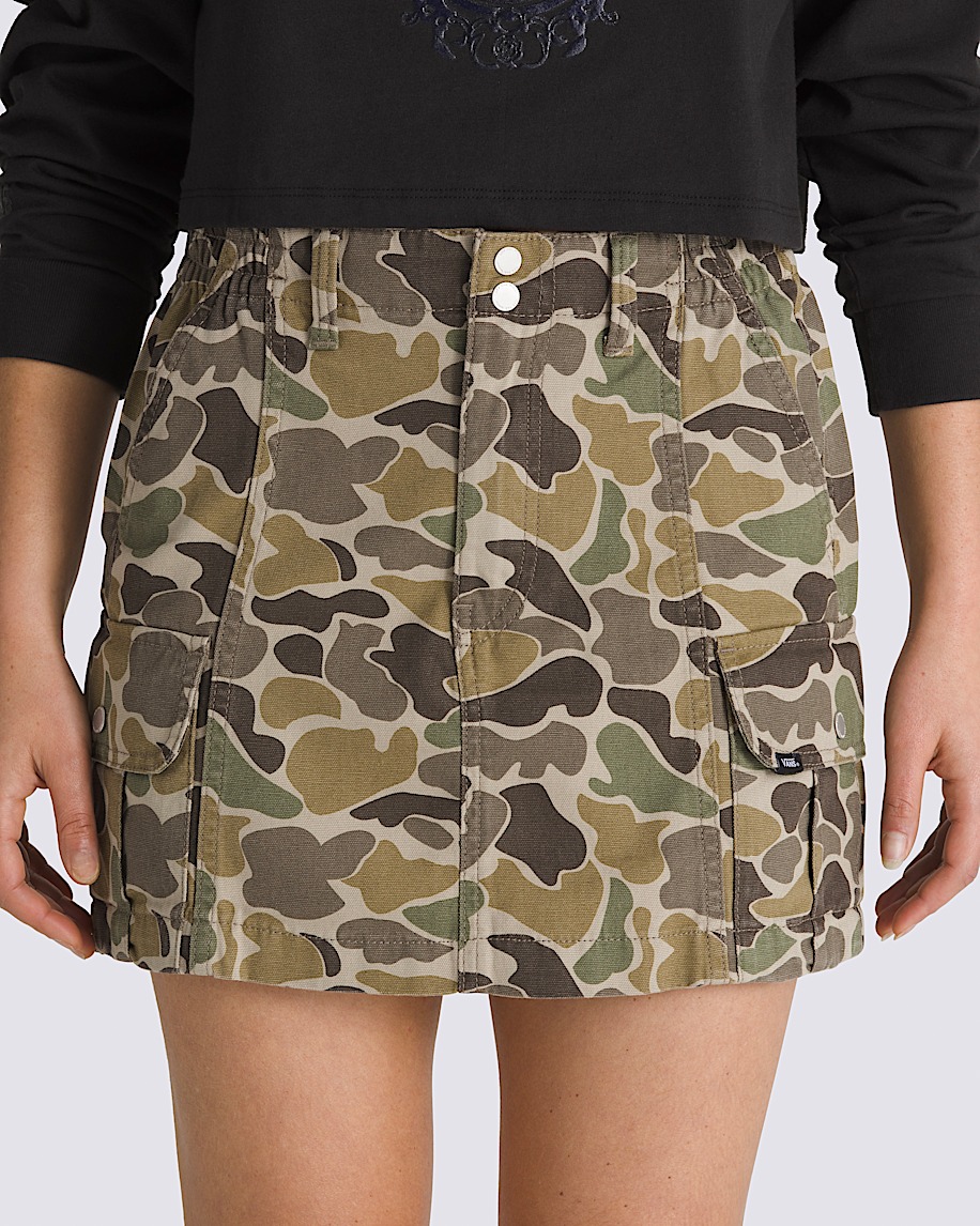 Sidewalk Printed Skirt in Bungee Cord / Turkish Coffee | Vans