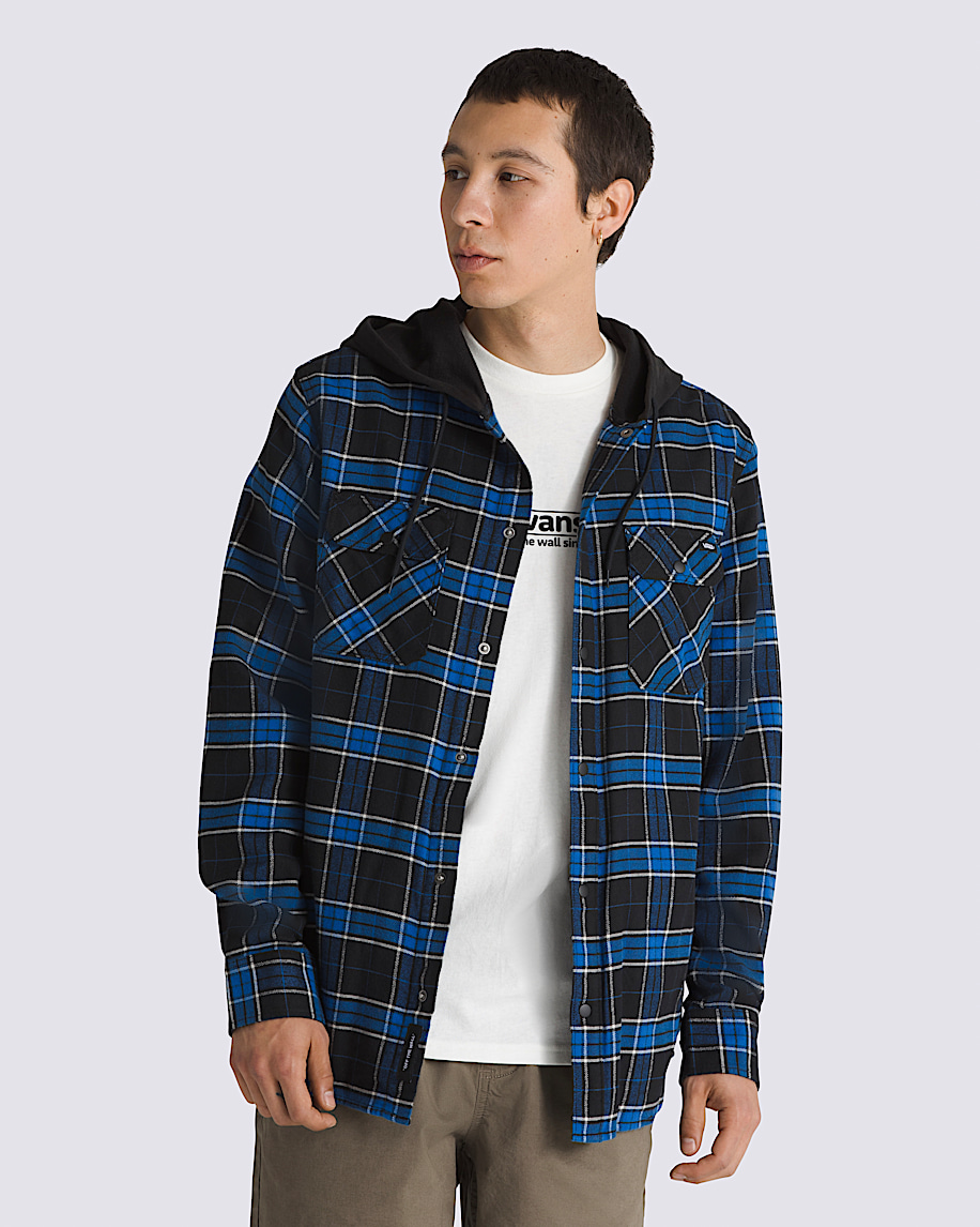 【BAON】[unisex] Berned Check Over Hood Shirt Billabong Mens Baja Hooded Flannel Shirt – ShopCGX