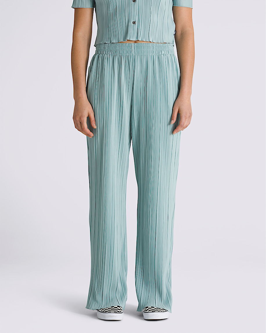 Ambrosy Easy Pleated Wide Leg Pants - 1