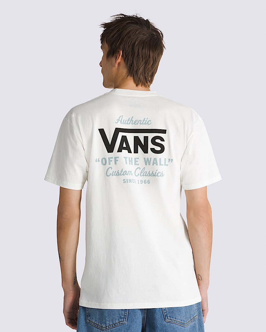 Holder St Classic T-Shirt in White / Mist Blue | Vans Holder St Classic T-Shirt in White / Mist Blue | Vans