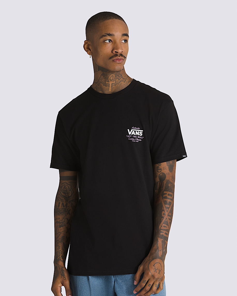 Holder St Classic T-Shirt in Black / Lavender Mist | Vans