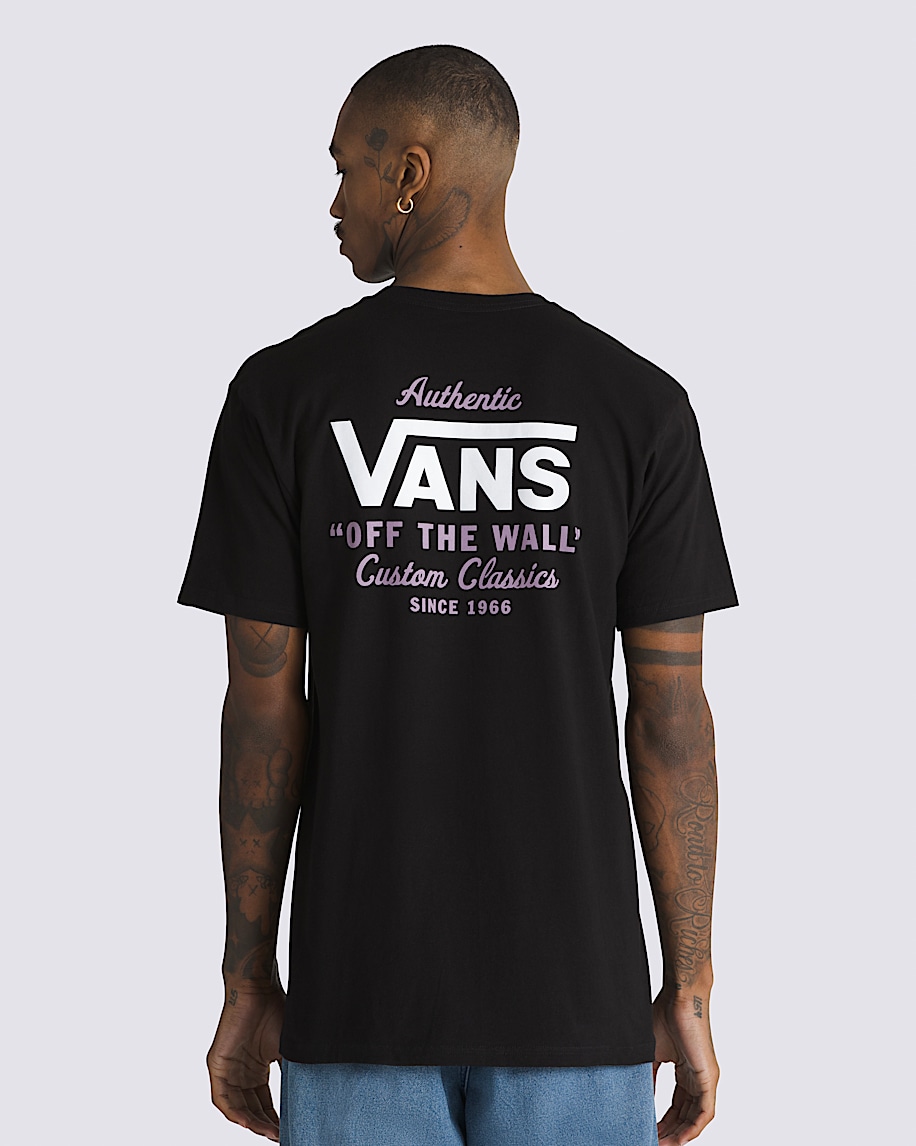 SAINT M×××××× T-shirts Black Relaxation T-Shirt in Black | Vans