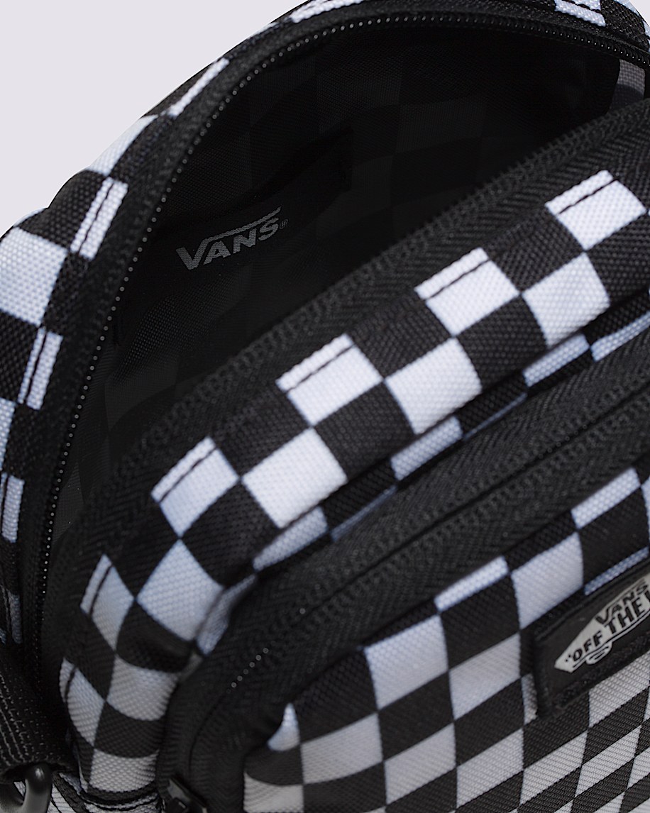 Go Getter Checkerboard Shoulder Bag in Black / White | Vans