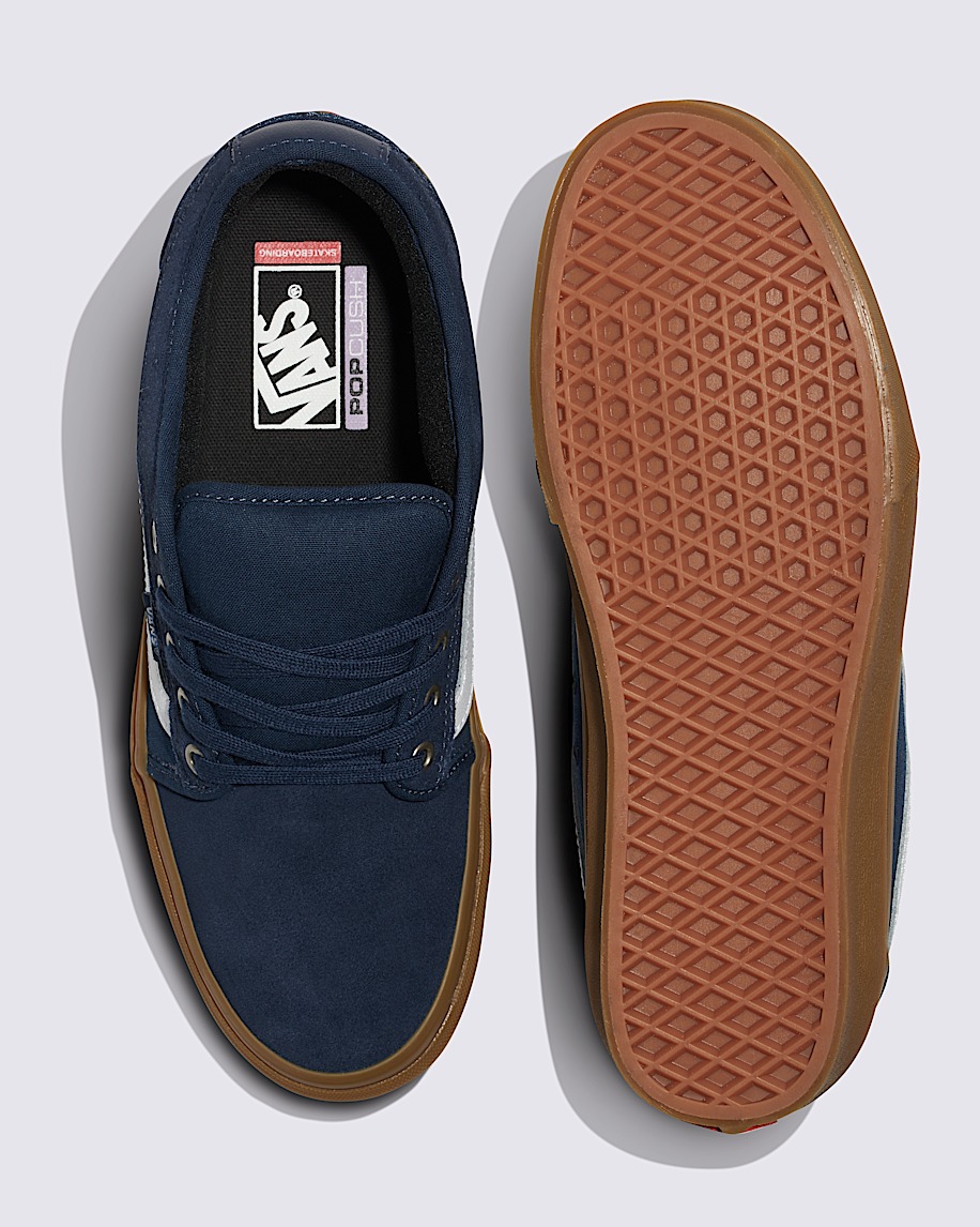 Skate Chukka Low Sidestripe Shoe - 3