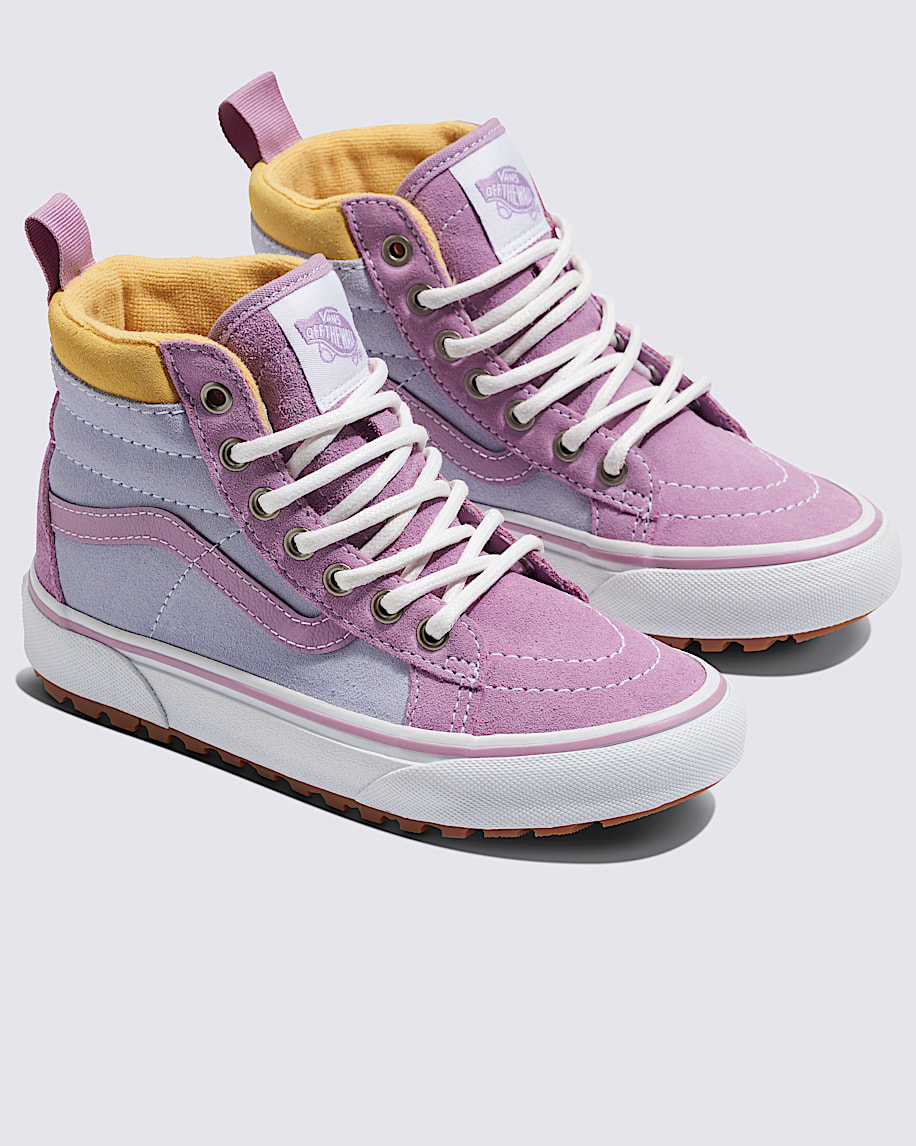 Little Kids MTE Sk8-Hi Insulated Shoe in Purple / Blue