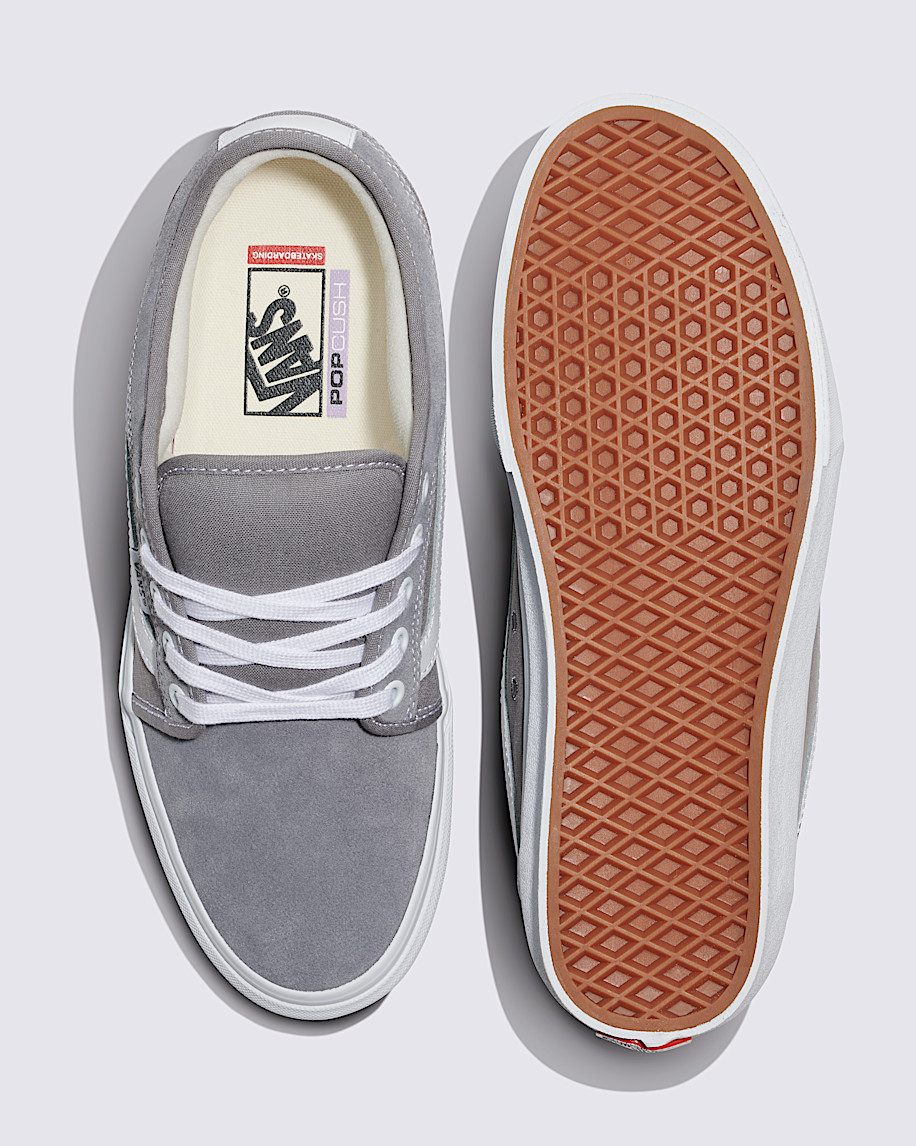 Skate Chukka Low Sidestripe Shoe - 3