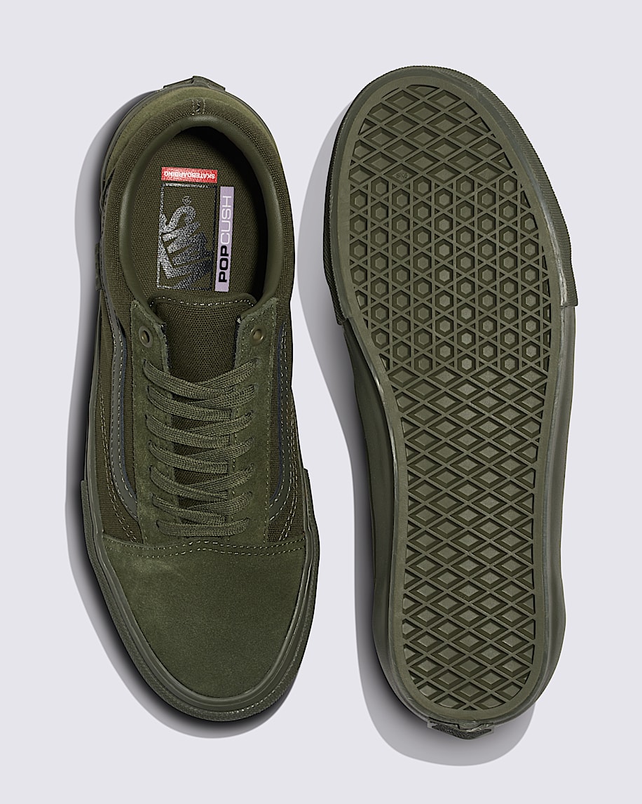 Skate Old Skool Shoe en Olive Green | Vans CA