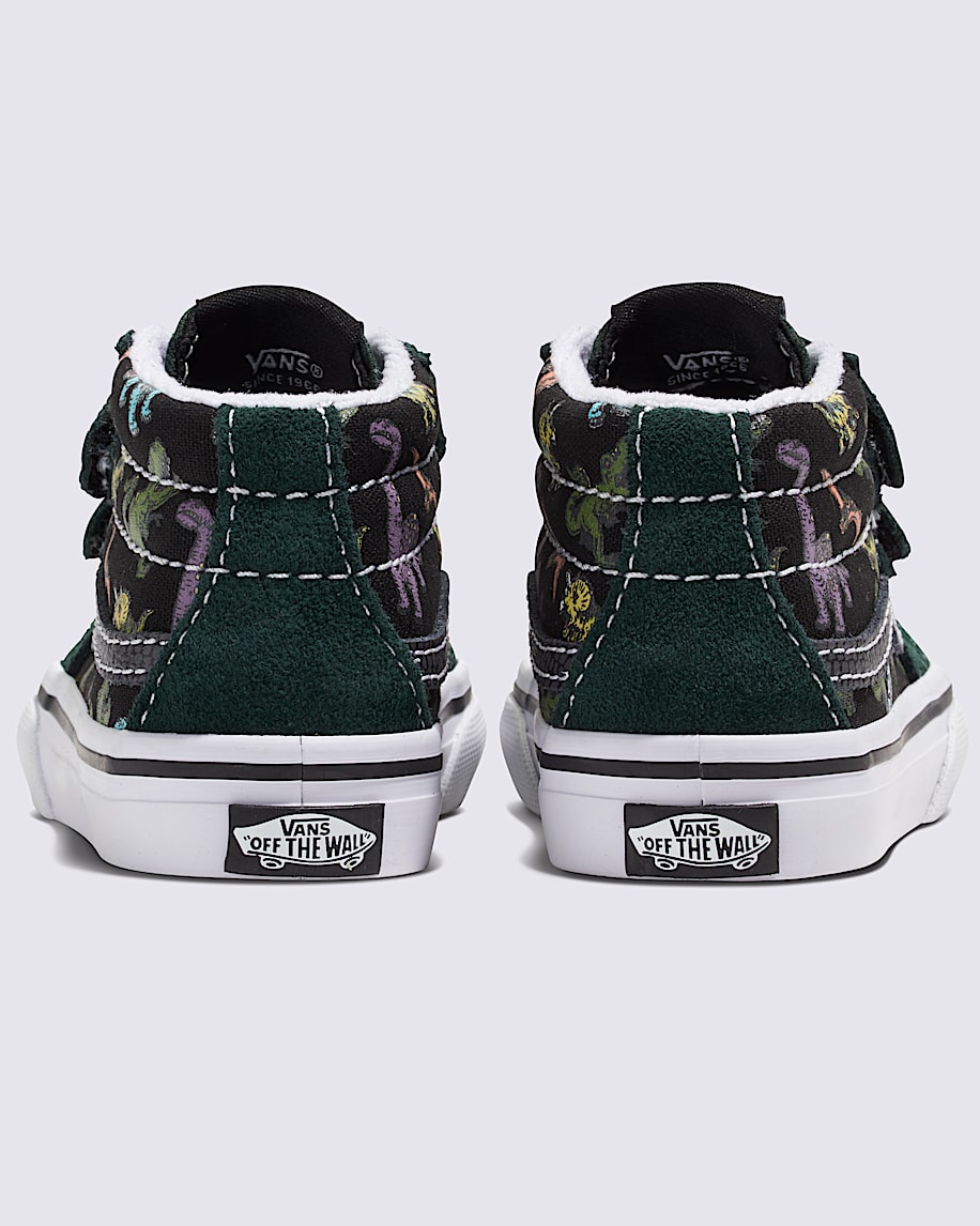 Toddler Sk8-Mid Reissue V Glow Shoe in Dino Multi/True White