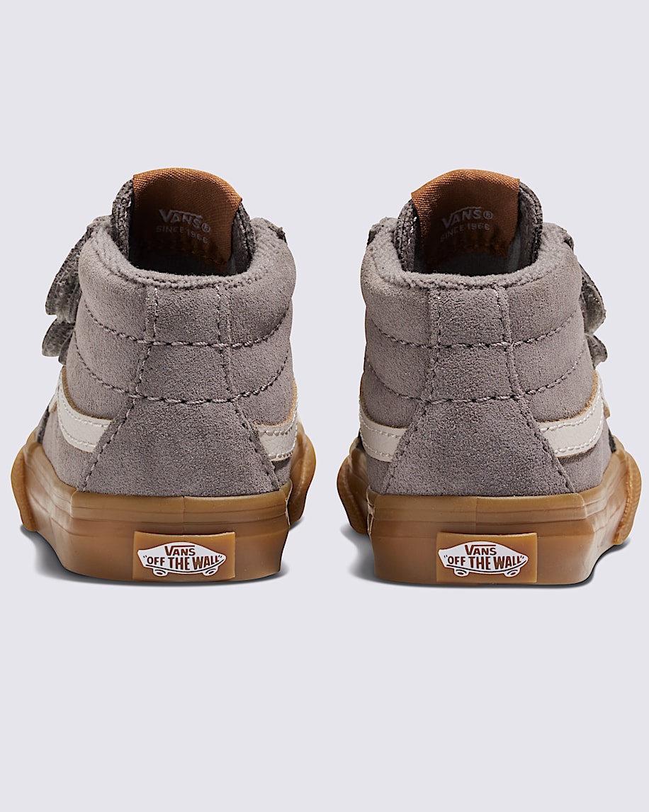 Toddler Sk8-Mid Reissue V Gum Shoe in Grey / Gum | Vans