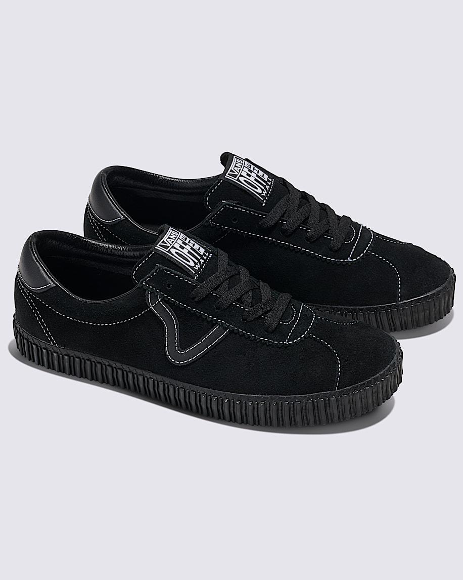 Sport Low Creeper Suede Shoe in Black/Black | Vans