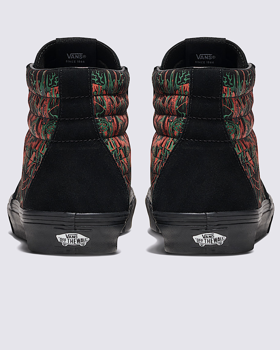Sk8-Hi Halloween Shoe in Black / Red / Green | Vans