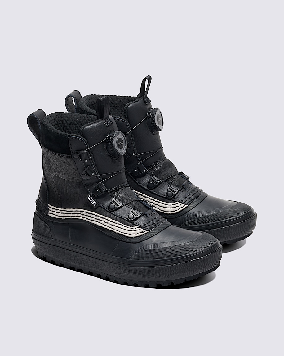 MTE Standard Mid Boa Waterproof Boot in Black / White | Vans