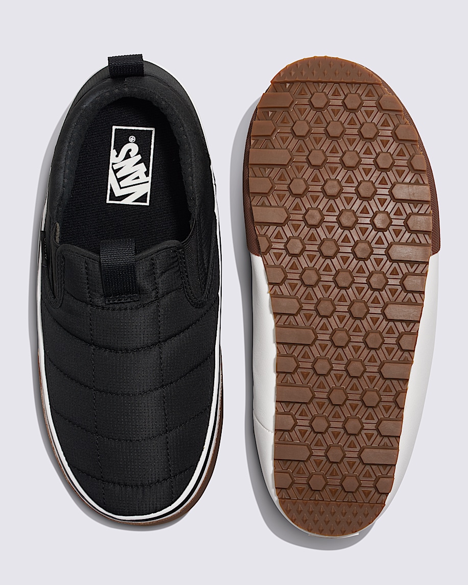 【Vans】QUILTED SNOW LODGE SLIPPER MID VANSGUARD SHOE Vans Snow Lodge VansGuard Quilted Slipper - Black