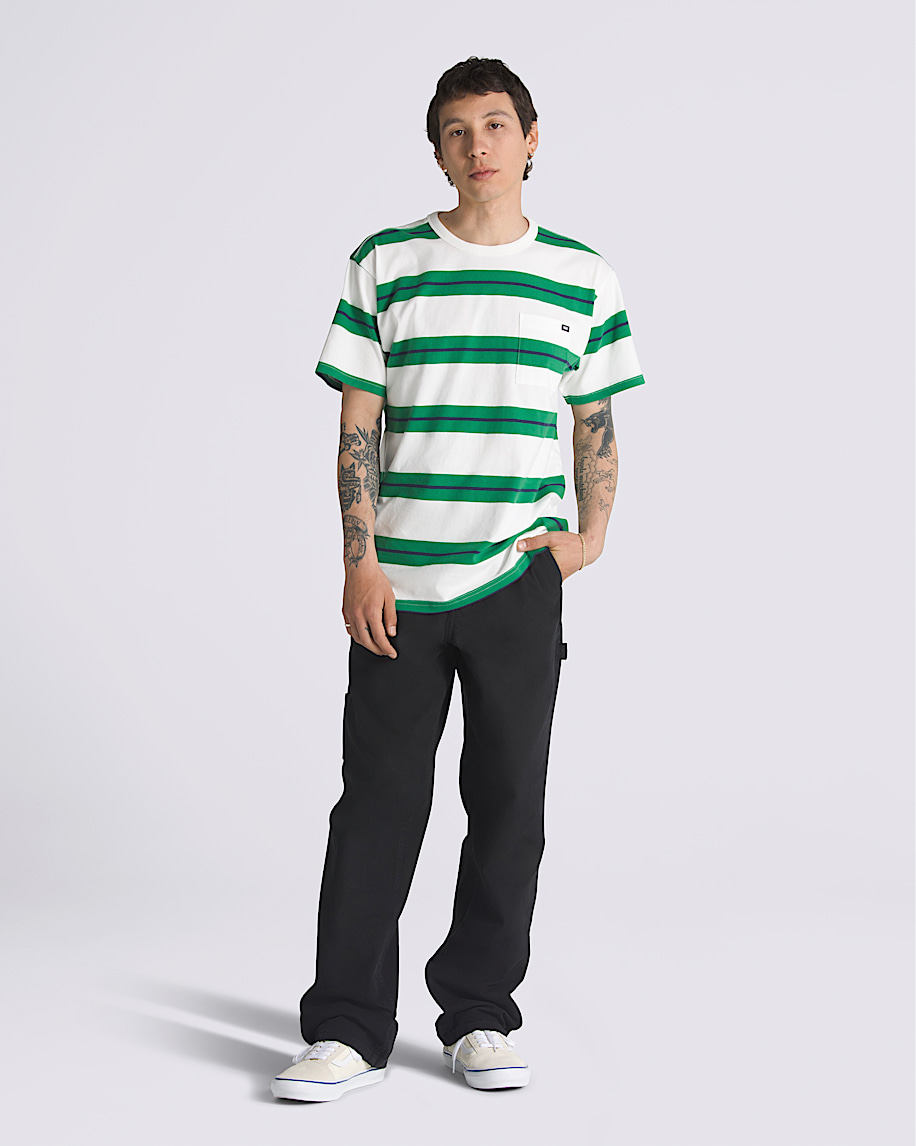 Turner Stripe Knit Pocket T-Shirt - 3