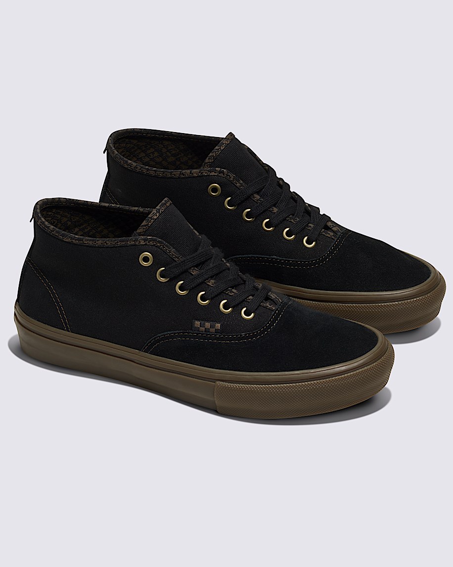 Vans X Cult BMX Authentic Mid Shoe in Black / Gum | Vans