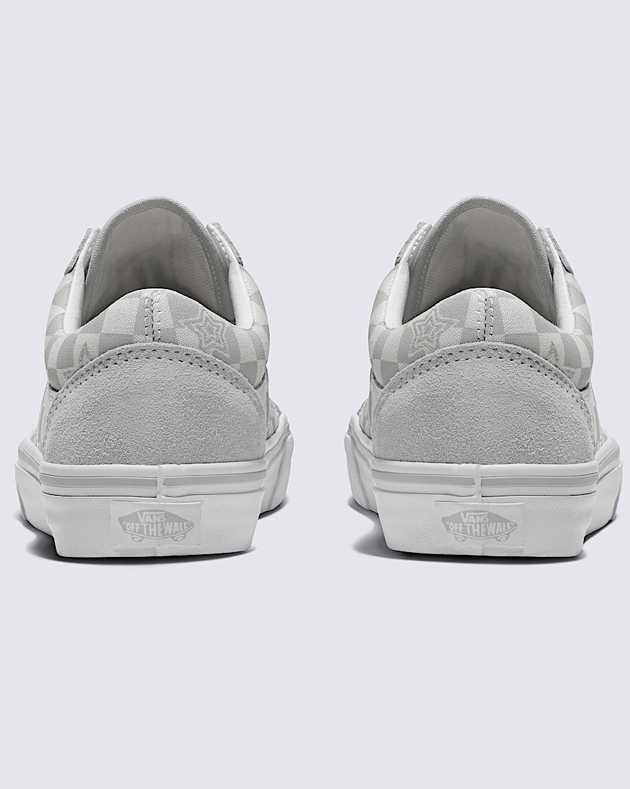 Old Skool Checkerboard Shoe in Stars Grey / White | Vans